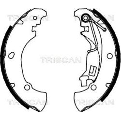 Stabdžių trinkelių komplektas TRISCAN 8100 15017