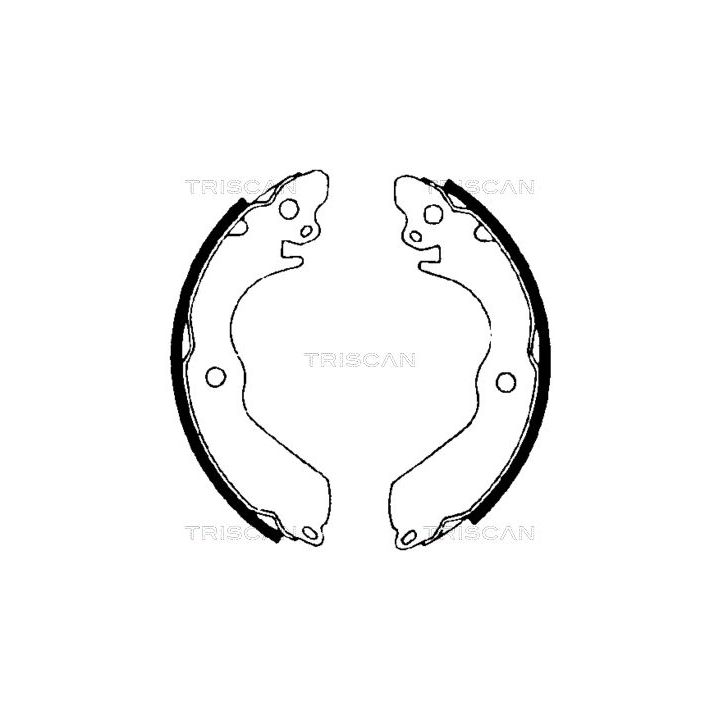 Stabdžių trinkelių komplektas TRISCAN 8100 42533