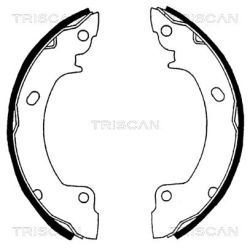 Stabdžių trinkelių komplektas TRISCAN 8100 43529