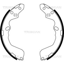 Stabdžių trinkelių komplektas TRISCAN 8100 50002
