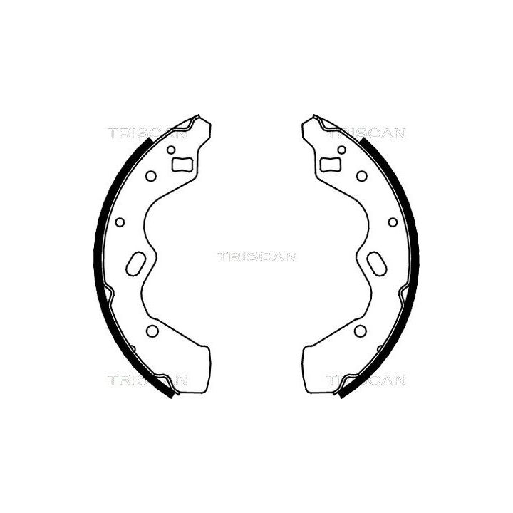 Stabdžių trinkelių komplektas TRISCAN 8100 50615