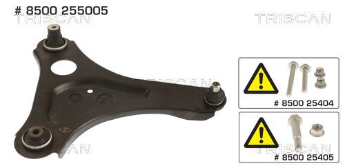 Vikšro valdymo svirtis TRISCAN 8500 255005