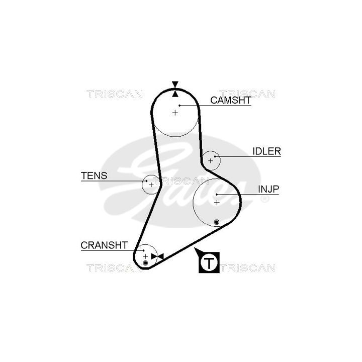 Paskirstymo diržas TRISCAN 8645 5113