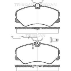 Stabdžių trinkelių rinkinys, diskinis stabdys TRISCAN 8110 10905
