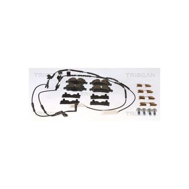 Stabdžių trinkelių rinkinys, diskinis stabdys TRISCAN 8110 11069