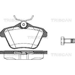 Stabdžių trinkelių rinkinys, diskinis stabdys TRISCAN 8110 12003