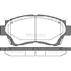 Stabdžių trinkelių rinkinys, diskinis stabdys TRISCAN 8110 13034