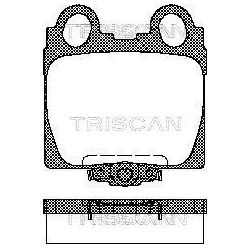 Stabdžių trinkelių rinkinys, diskinis stabdys TRISCAN 8110 13042