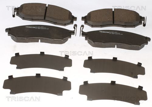 Stabdžių trinkelių rinkinys, diskinis stabdys TRISCAN 8110 14047