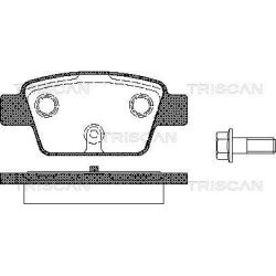 Stabdžių trinkelių rinkinys, diskinis stabdys TRISCAN 8110 15018