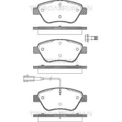 Stabdžių trinkelių rinkinys, diskinis stabdys TRISCAN 8110 15019