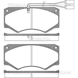 Stabdžių trinkelių rinkinys, diskinis stabdys TRISCAN 8110 15033