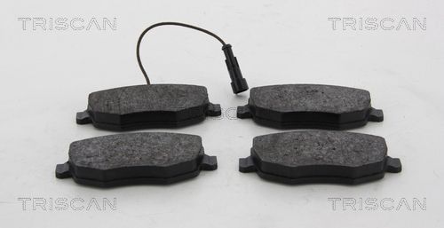 Stabdžių trinkelių rinkinys, diskinis stabdys TRISCAN 8110 15061