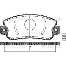 Stabdžių trinkelių rinkinys, diskinis stabdys TRISCAN 8110 15505