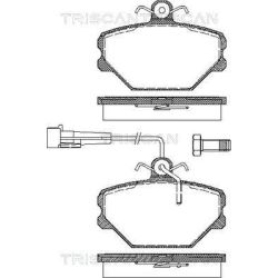 Stabdžių trinkelių rinkinys, diskinis stabdys TRISCAN 8110 15900