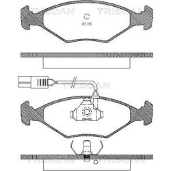 Stabdžių trinkelių rinkinys, diskinis stabdys TRISCAN 8110 15902