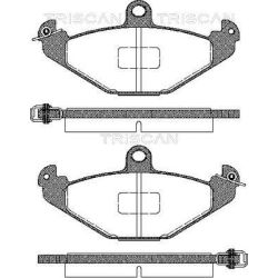 Stabdžių trinkelių rinkinys, diskinis stabdys TRISCAN 8110 25004