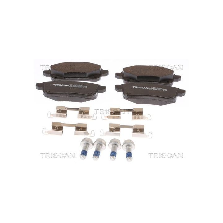 Stabdžių trinkelių rinkinys, diskinis stabdys TRISCAN 8110 25046