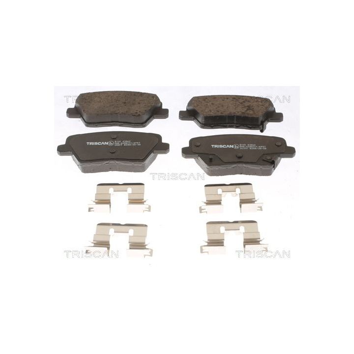 Stabdžių trinkelių rinkinys, diskinis stabdys TRISCAN 8110 43062