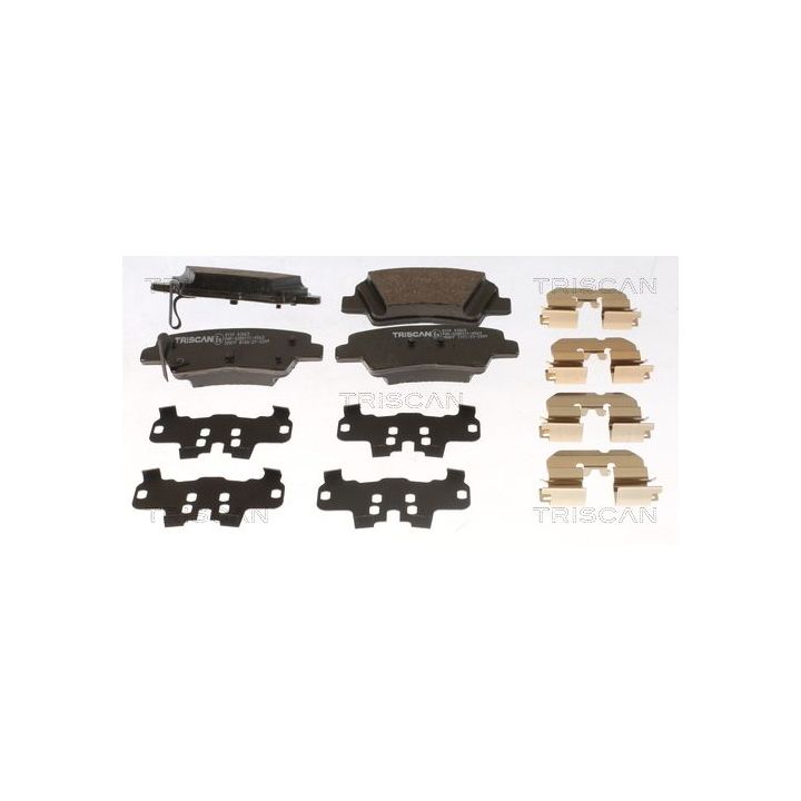 Stabdžių trinkelių rinkinys, diskinis stabdys TRISCAN 8110 43065