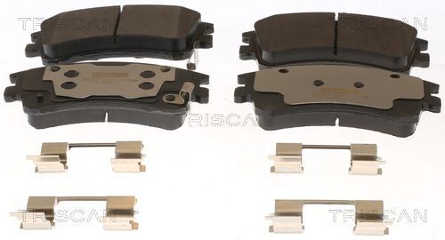 Stabdžių trinkelių rinkinys, diskinis stabdys TRISCAN 8110 50013