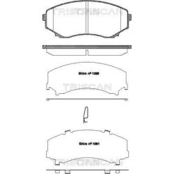 Stabdžių trinkelių rinkinys, diskinis stabdys TRISCAN 8110 50022