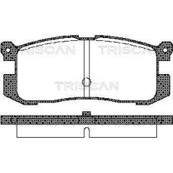 Stabdžių trinkelių rinkinys, diskinis stabdys TRISCAN 8110 50926