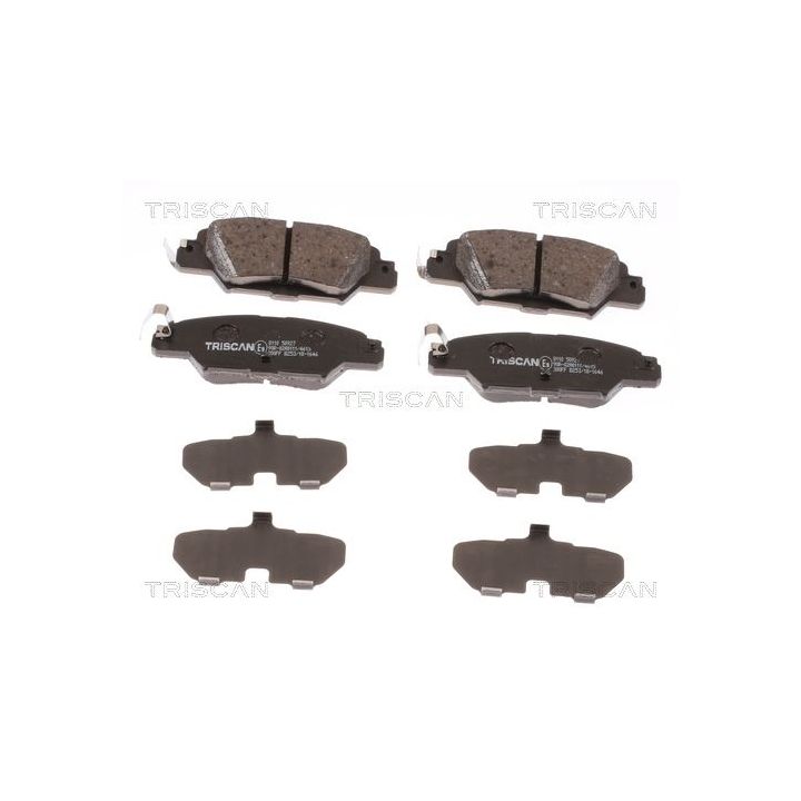 Stabdžių trinkelių rinkinys, diskinis stabdys TRISCAN 8110 50927