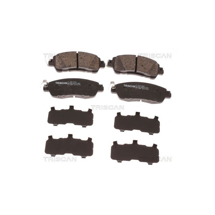 Stabdžių trinkelių rinkinys, diskinis stabdys TRISCAN 8110 50966