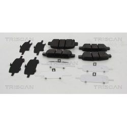 Stabdžių trinkelių rinkinys, diskinis stabdys TRISCAN 8110 68187