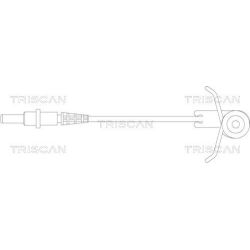 įspėjimo kontaktas, stabdžių trinkelių susidėvėjimas TRISCAN 8115 10005