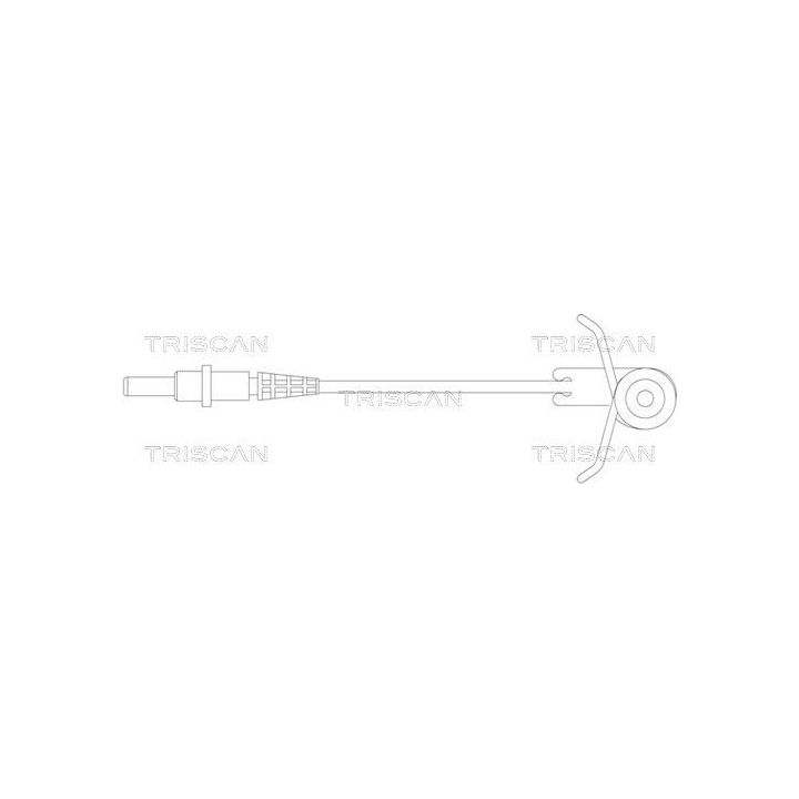 įspėjimo kontaktas, stabdžių trinkelių susidėvėjimas TRISCAN 8115 10005