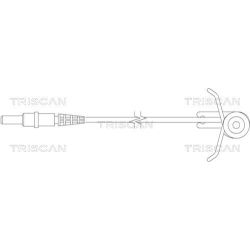 įspėjimo kontaktas, stabdžių trinkelių susidėvėjimas TRISCAN 8115 10006