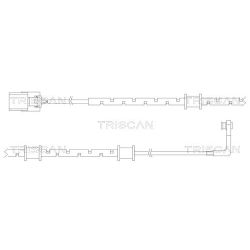 įspėjimo kontaktas, stabdžių trinkelių susidėvėjimas TRISCAN 8115 10013