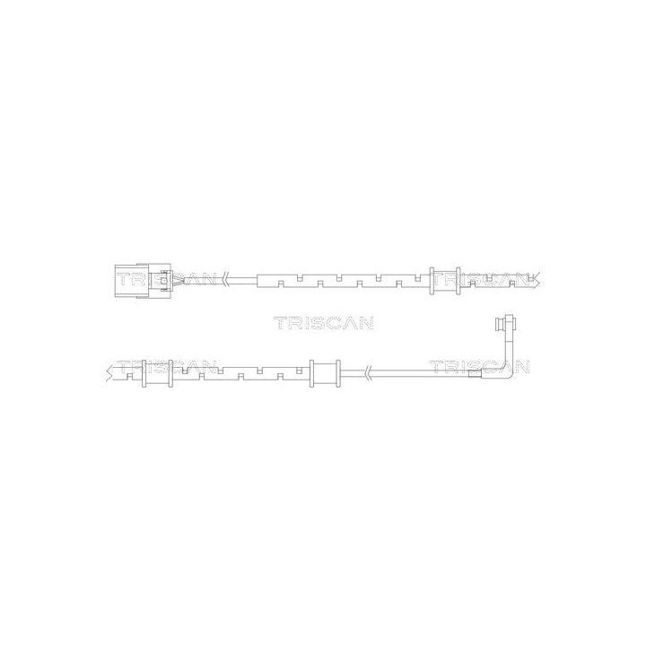 įspėjimo kontaktas, stabdžių trinkelių susidėvėjimas TRISCAN 8115 10013