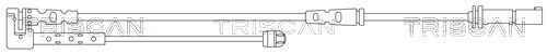 įspėjimo kontaktas, stabdžių trinkelių susidėvėjimas TRISCAN 8115 11069