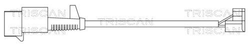 įspėjimo kontaktas, stabdžių trinkelių susidėvėjimas TRISCAN 8115 15004