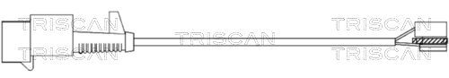 įspėjimo kontaktas, stabdžių trinkelių susidėvėjimas TRISCAN 8115 15005