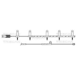 įspėjimo kontaktas, stabdžių trinkelių susidėvėjimas TRISCAN 8115 17003