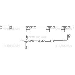 įspėjimo kontaktas, stabdžių trinkelių susidėvėjimas TRISCAN 8115 17013