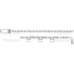 įspėjimo kontaktas, stabdžių trinkelių susidėvėjimas TRISCAN 8115 17014