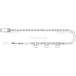 įspėjimo kontaktas, stabdžių trinkelių susidėvėjimas TRISCAN 8115 17019