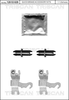 Remonto komplektas, skėtiklis TRISCAN 8105 432601