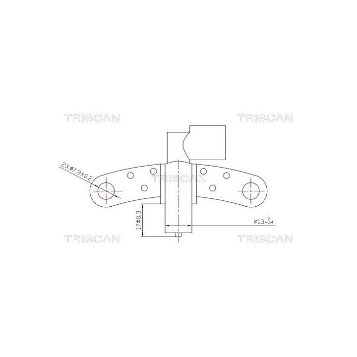 Jutiklis, alkūninio veleno impulsas TRISCAN 8855 25102