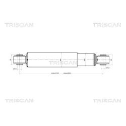Amortizatorius TRISCAN 8705 10205