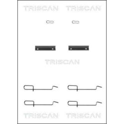 Priedų komplektas, diskinių stabdžių trinkelės TRISCAN 8105 101592