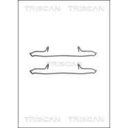 Priedų komplektas, diskinių stabdžių trinkelės TRISCAN 8105 101594