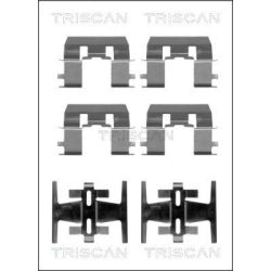 Priedų komplektas, diskinių stabdžių trinkelės TRISCAN 8105 101603