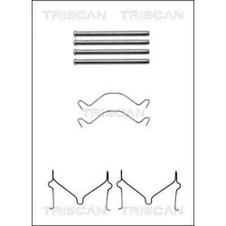 Priedų komplektas, diskinių stabdžių trinkelės TRISCAN 8105 101604