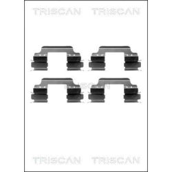 Priedų komplektas, diskinių stabdžių trinkelės TRISCAN 8105 101635
